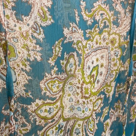 Talbots Sheer Sleeveless Shell, Size L, Multicolor - Picture 5 of 8